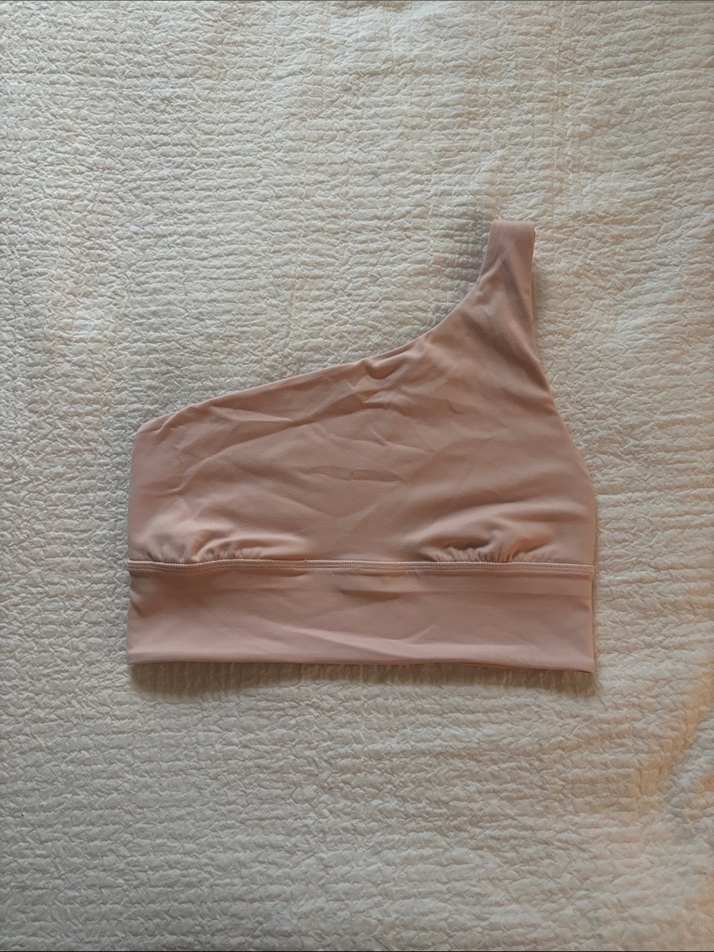Lululemon Align One-Shoulder Blush Pink Sports Bra